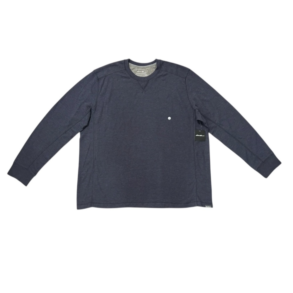 Eddie Bauer Waffle Knit Thermal Navy Blue Men’s Size 2XL NWT